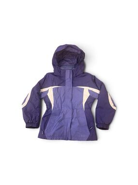 L.L.Bean Girls M 5-6 Purple Insulated Winter Ski Jacket Thinsulate